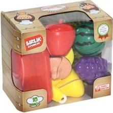 Kazan Hobi URT007-KUTU-1ABC Kesilebilen Sebze Meyve Oyuncak Seti, 16 Pcs