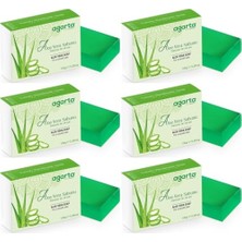 Kazan Hobi El Yapımı Doğal Sabun, Aloe Vera, 150 G, 6'lı Set