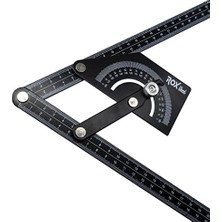 Kazan Hobi Rox Wood 0102 23 cm x 50 cm Çok Fonksiyonlu Dereceli Gönye Iletki