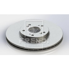 Frendi Frendı 15245 Ön Fren Diski (Hava Kanalli) Honda Cr-V 2,0l K20A4 Makyajlı Kasa (Rd8 Kasa) 05-06 - 16 Jant Araçlar Için (300 Çap x 5 Bijon) - 45251S9AE50-45251S6MA10-45251SCAE50