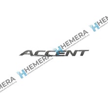 Taiwan Taıwan HUN1029 Amblem Model Yazi Hyundai Accent Blue 2011> 863111R000