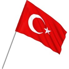Kazan Hobi Sopalı Türk Bayrağı, Kumaş, 30X45 Cm, 91-1544