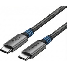 Kazan Hobi USB 4.0 V2.0,80GBPS USB C Veri Kablosu, 240W USB C Şarj Kablosu, 8K@60hz 4K@240Hz 2K@360Hz Thunderbolt 5 Görüntü Kablosu, Macbook, Monitör, Docking Istasyonu, iPhone ile Uyumlu - 1 Metre
