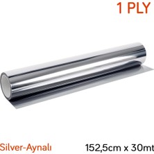Nyf Optix 1 Ply Çizilmez Cam Filmi Silver-Aynalı 152,5 cm x 30 mt
