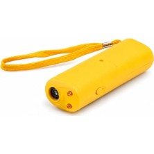 Kazan Hobi Ultrasonik Köpek Kovucu ve Eğitim Cihazı, LED Işıklı, El Tipi, Pilli, 9 V, 150 Desibel, Led'li Flaş