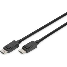Kazan Hobi Displayport Bağlantı Kablosu, 2 M, Displayport 1.4, Uhd-Iı 8k/60Hz, 4k/120Hz, Monitörler ve Grafik Kartları Için, Siyah