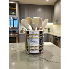 Feray Home Kaşıklık - Kuş Desen Gold