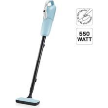 Kazan Hobi Süpürge; AR4087 Gırgır 2’si1 Arada 550W Dikey Elektrikli, El Süpürgesi Özellikli, Yıkanabilir Filtre, Mavi