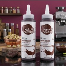 Melwiss Chocolate Melwiss 2'li Bitter Tatlı Sos 330GR Waffle & Krep & Pankek Sosu