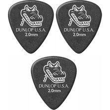 Jim Dunlop 417P200 Gitar Penası 3 Adet 2 mm Gator Standard Guitar Pick