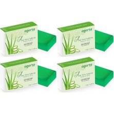 Kazan Hobi El Yapımı Doğal Sabun, 150 G, Aloe Vera, 4'lü Set