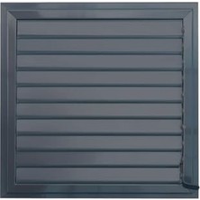 Kazan Hobi Genel Alüminyum Menfez Havalandırma Panjur, Banyo Wc Için, Uzun Ömürlü, Türkiye Üretimi (Siyah, 40CMX50 Cm)