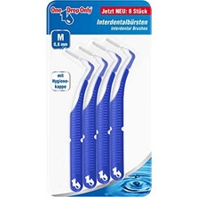 Kazan Hobi 8'li Blister Interdental Fırça 0,6 mm (Beden M)/derinlemesine Ara Diş Temizliği Için Interdental Fırça/diş Fırçaları Sayesinde Daha Iyi Ağız Hijyeni