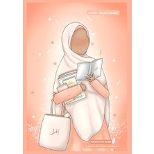 Kazan Hobi Cahıer Pour Femme Musulmane (Grand Format I A4 I 80 Pages I Lıgnés I Orange) (French Edition)