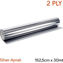 Nyf Optix 2 Ply Çizilmez Cam Filmi Silver-Aynalı 152,5 cm x 30 mt