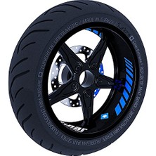 Kazan Hobi Gp Racing Azur Mavi Iç Jant Şeridi Sticker
