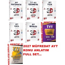 3D Yayınları Ayt 2027 Müfredat Konu Anlatım Full Set Defterim Video Destekli