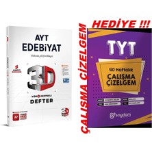 3D Yayınları Ayt 2027 Müfredat Edebiyat Defter Konu Anlatımlı Video Destekli