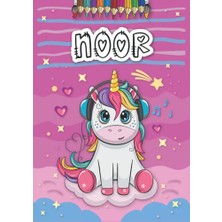 Kazan Hobi A4 21 x 29.7 cm 4 8 25 Anniversaire Fille Ans Motifs Avec Le Pr Nom Grand Format Noor Livre De Coloriage Personnalis Pour Licorne Cadeau D