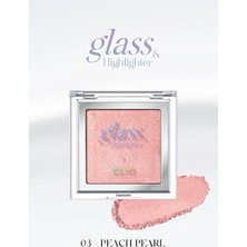 Kazan Hobi Glass & Highlighter 03 Peach Pearl – Doğal Işıltı Veren Şeftali ve Pembe Tonlu Aydınlatıcı