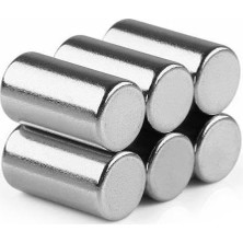 Kazan Hobi Ø5X10 mm Neodyum Silindirik Mıknatıs (4 Adet)