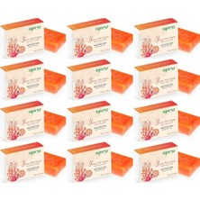 Kazan Hobi El Yapımı Doğal Sabun, 150 G, Yosun Özlü, 12'li Set