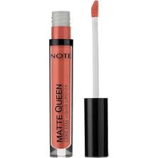 Kazan Hobi Matte Queen Lipstick 08 Glamour Touch, Nude Kalıcı Likit Ruj