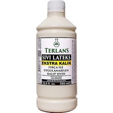 Kazan Hobi Ekstra Kalın Sıvı Lateks 500 ml Fırça ile Sürülebilir Kalıp Sıvısı Thick Liquid Latex