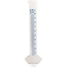 Kazan Hobi 100 ml Plastik Mezür, Mavi Skala