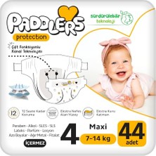 Kazan Hobi Bebek Bezi 4 Numara Maxi, 7-14 Kg, 44 Adet, Jumbo Paket, Maksimum Koruma