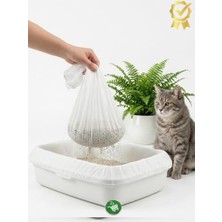Kazan Hobi 3'lü Elekli Kedi Kumu Filtresi Poşeti, 80X120 Cm, Lastikli