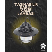 Epilons Kamp ve Bahçe Için Retro LED Fener - Sıcak Işık, Uzun Ömürlü Batarya
