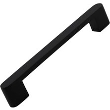 Kazan Hobi Siyah Metal Mobilya Mutfak Dolabı ve Çekmece Kulpu 128 Mm, 12.8 cm