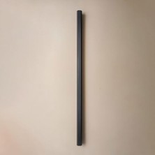 Kazan Hobi Siyah 800 mm Toros Çizgili Mat Dolap Çekmece Kulp Uzun Modern Mutfak Gardırop Banyo Kapak Kulbu