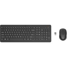 Kazan Hobi 330 Kablosuz Türkçe Klavye ve Mouse Seti, Siyah, 2V9E6AA