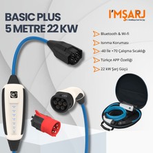 Nrgkick 22KW 32A Taşınabilir Şarj Istasyonu (Sabit Set 5m Duvar Askı Aparatı Wifi+Bluetooth)