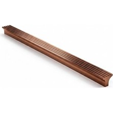 Kazan Hobi 320 mm Metal Foça Çizgili Bronz Çekmece Kulp Modern Dolap Kulbu Mutfak Banyo Gardırop