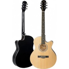 Kazan Hobi XC-200NT Kesik Kasa Profesyonel Akustik Gitar, 4/4 Yetişkin, Üst Segment