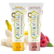 Kazan Hobi Doğal Sertifikalı Diş Macunu - Muz & Ahududu 2'li Paket (2X50G)