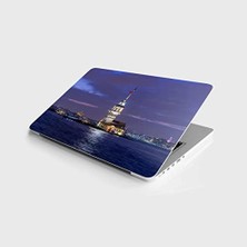 Kazan Hobi Laptop Bilgisayar ve Notebook Kaplama Etiketi, Kız Kulesi Akşam