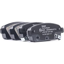 Kazan Hobi Arka Fren Balatası Opel Astra J 1.4/1.6 09-15, Cascada 1.4/1.6 13-19, Mokka x 1.4/1.6/1.8/2.0 15, Zafira Tourer C 1.4/1.6/1.8 11, Vauxhall Zafira LP2167