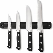 Kazan Hobi Mıknatıslı Bıçak Askısı, Dayanıklı Metal Mutfak Organizer (33 Cm)
