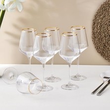 Kazan Hobi Dolce Vita Kadeh Seti, 6'lı, Gold, 390 cc
