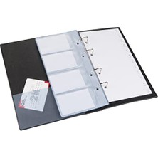 Kazan Hobi 16,5X26,5 cm Indeksli Kartvizit Albümü, 96 Kartlık 4 Sıralı