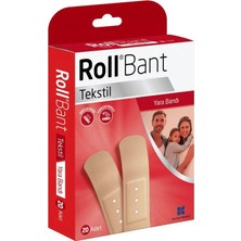 Roll Bant Tekstil Yara Bandı 20'li