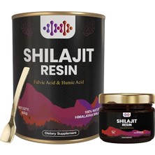 Pure Shilajit Resin – With Fulvic Acid & 87+ Trace Minerals Exctracted From Himalaya – Natural Energy, Stamina & Vitality Supplement  50 G.