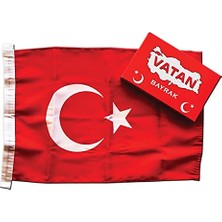 Kazan Hobi Kumaş Türk Bayrağı 20 x 30CM 10 Adet