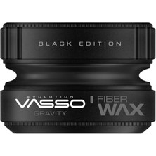 Kazan Hobi Black Edition Fiber Wax Orta ve Ince Telli Saçlar Gravity 150 ml