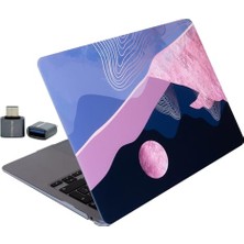 Kazan Hobi MacBook Air 13 Inç Kılıf A2337 M1 A1932 A2179 Uyumlu Sert Koruyucu Hard Case Pembe