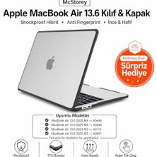 Kazan Hobi MacBook Air 13.6 Inç M2 M3 M4 M5 Uyumlu Şeffaf Sert Kılıf, A2681 A3113 A3240 A3449, Darbe Korumalı